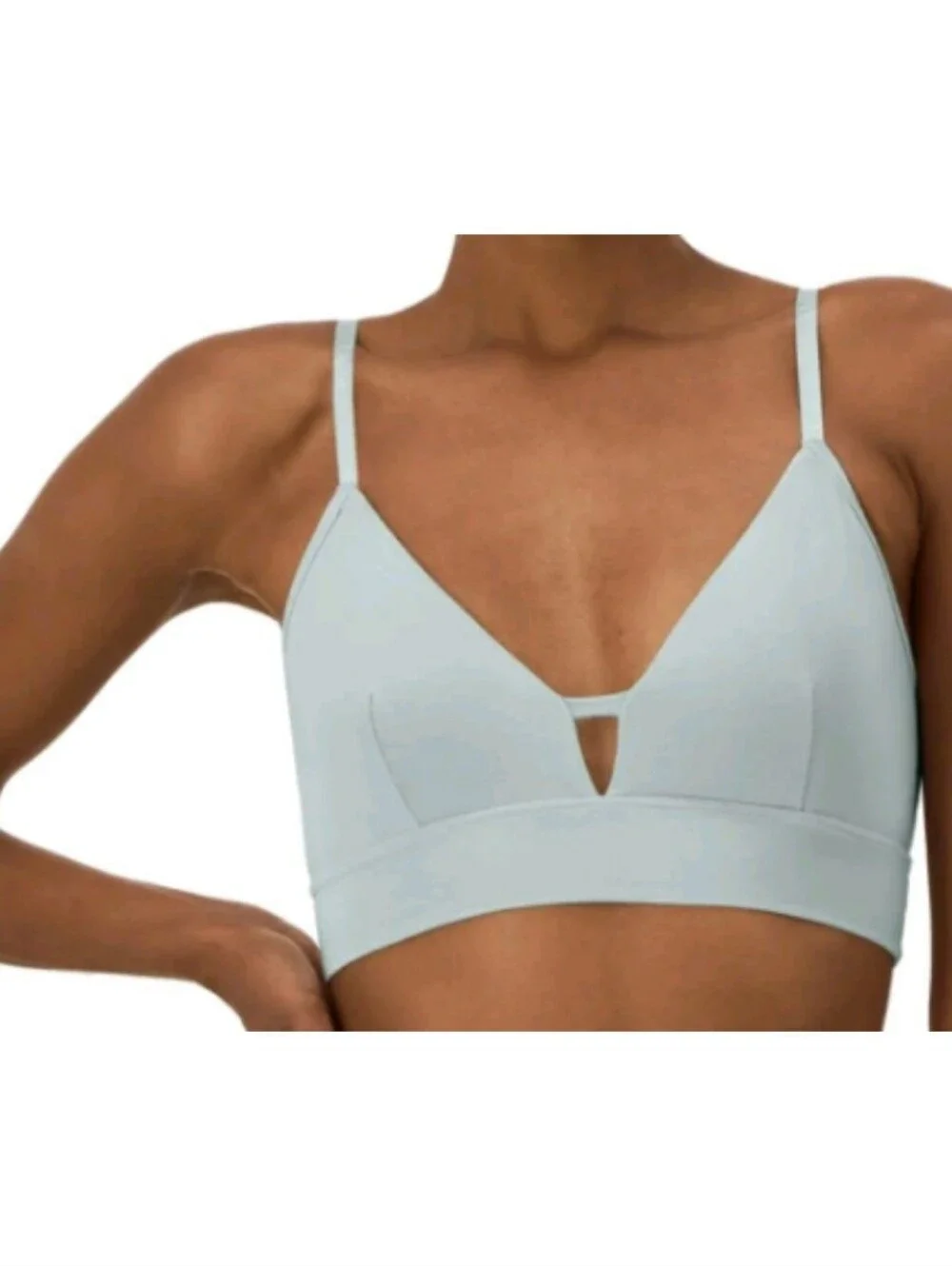 Hanes Originals Supersoft Longline Bralette